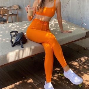 Year of Ours Orange Leggings